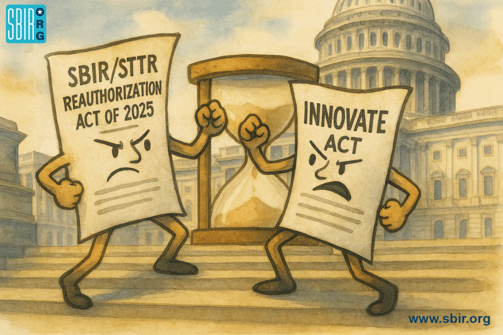 Innovate Act vs. SBIR/STTR Reauthorization Act